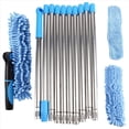 thumbnail image 5 of Kit de Limpieza de Ventanas Extendido de 425 cm, 2 en 1, Limpiador de Vidrios de Doble Cara, Plumero, Mopa y Paño de Limpieza de Vidrios Dos en ., 5 of 5
