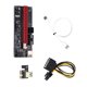 thumbnail image 2 of Seitruly Cable extensor PCI-E, placa de alimentación, USB 3,0, 1X a 16X, condensadores, tarjeta de línea, adaptador portátil de vídeo para ordenador, Electrónica miscelánea Blanco NO3, 2 of 8