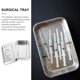 thumbnail image 4 of Bandeja quirúrgica dental, organizador de instrumental quirúrgico, bandeja de esterilización con tapa, 4 of 7