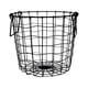 thumbnail image 1 of GOOHOCHY cesta de hierro forjado para guardar ropa, cesto para la ropa, organizador de artículos diversos hueco., 1 of 8