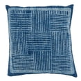 thumbnail image 1 of Kantha Stitch Block Print Cotton Decorative Throw Pillow, 1 of 7