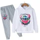 thumbnail image 2 of Conjunto de sudaderas con capucha y pantalones de punto para niños y niñas, moda infantil, jerseys de punto, ropa, 2024, 2 of 5