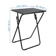 thumbnail image 2 of ITY International - MDF Folding Table, 18.9"x15"x25.6", Black, 2 of 3