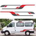 thumbnail image 3 of 4pcs Vinyl Graphics Decals Stickers ForTRANSIT LWBTrailerVan, 3 of 8