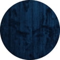 thumbnail image 1 of Ahgly Company Indoor Round Abstract Light Blue Contemporary Area Rugs, 3' Round, 1 of 4
