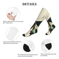 thumbnail image 5 of Lsque Blue Black Butterfly Art Pattern Sport Compression Socks for Men & Women 15-20 mmHg Knee High Nurse Pregnant Running Medical and Travel Athletic, 5 of 6