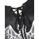 thumbnail image 4 of Talla grande Hombro frío Impresión de murciélago de Halloween Tee Rosegal Mangas largas de talla grande, 4 of 5