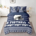 thumbnail image 3 of Erosebridal 7 Pieces Football Comforter Set Full Size For Kids Boys,American Football Bedding Set Teens,Sports Themed Bed Set, 3 of 5