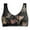 Black, variant on Tumotour Front Open Bras For Women Button No Steel Ring Lace Pattern Wirefree Closeure Nursing Middle-Aged And Elderly Underwear Printed Oversized Push Up Lactation Open Seamless Daily Bra