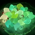 thumbnail image 5 of LAMIRO 10/20/30/40/50/100Pcs Duck Figurine Glow-in-the-dark Resin Little Duck Ornament Tiny Animal Toy Miniature Statue Fairy Garden Microlandscape Desktop Decoration, 5 of 7