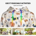 thumbnail image 4 of Haiem Dogs for Women's Fashion Hoodies & Sweatshirts with Kangaroo Pocket,Hooded Sweatshirt with Eye-catching Drawstrings-XX-Large, 4 of 7