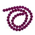 thumbnail image 4 of segolike Perles Rondes 8mm Polies Ternes pour Fabrication de Bijoux Fuchsia Coloré, 4 of 8