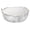 Crystal Clear with Gold Rim, variant on Glass Salad Bowl Irregular Lotus Flower Shape Serving Bowls, owls for Kitchen and Ice Cream Candy Dishes (Crystal Clear with Gold Rim, 6.5")