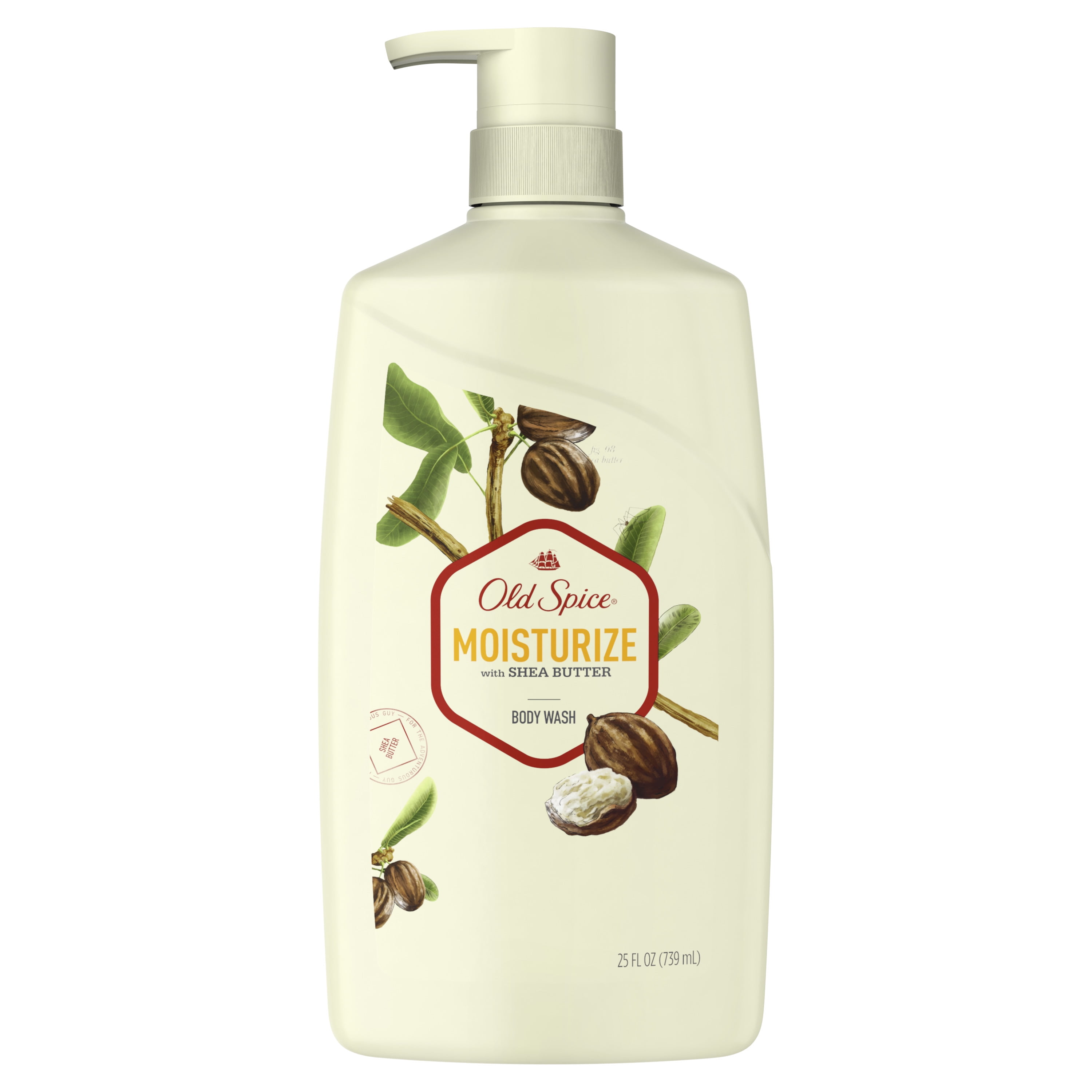 Old Spice Body Wash for Men, Moisturize With Shea Butter Body Wash