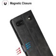 thumbnail image 5 of Case for Google Pixel 6a (2022) 6.1 Inches, Wallet Flip Cover [RFID Blocking] [3 Card Slots 1 Money Pocket] [Magnetic Closure] [Stand Kickstand] PU Leather Shockproof Folio Phone Case - Black, 5 of 13