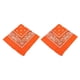 thumbnail image 1 of Toystoory Pañuelo unisex de moda Bufanda cuadrada grande Estampado de cachemira Estampado Diadema Pañuelo moderno Regalos de flores Naranja Naranja 2Conjunto, 1 of 6