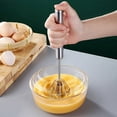 thumbnail image 2 of Manual Stainless Steel Egg Beater - Handheld Whisk for Baking, Pancake Batters, Eggs & Cream (12.9in), 2 of 20