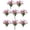 Hot Pink 1PCS, variant on 8 Bundles Artificial Daffodils Flowers Outdoor Spring Flowers (Red)