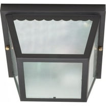Nuvo 60-473 - 2 Light - 10" - Carport Flush Mount - With Textured Frosted Glass