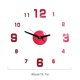 thumbnail image 3 of Yuarrent 2020, diseño moderno, relojes de cuarzo apresurados, relojes de moda, pegatina de espejo, decoración para sala de estar diy, recién llegado, Decoración del hogar Rojo Yuarrent HA3330-01B, 3 of 6