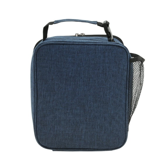 Unique Bargains 1 Pc Portable Insulated Lunch Bag Blue