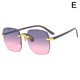 thumbnail image 4 of Elegantes gafas de sol sin marco resistentes a los rayos UV para mujer: ligeras y cómodas, perfectas para playa, festivales y uso diario., 4 of 5