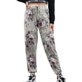 thumbnail image 1 of Doublju Women's Basic Comfy Drawstring Jogger Style Yoga Pajama Pants With Pocket, 1 of 3