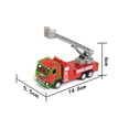 thumbnail image 2 of KYAIGUO Kids Toy Car Alloy Metal Sliding Fire Toy Model 2.16*5.7*2.36inch(Ladder Fire Truck), 2 of 6