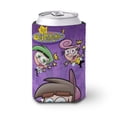 thumbnail image 1 of Los Padrinos Mágicos Funda enfriadora de latas, aislante de bebidas para mantener frías o calientes, funda térmica plegable para latas, portabebidas reutilizable, 1 of 6