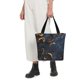 thumbnail image 5 of Fotbe Elegant Gold Scrollwork Bolsa de Playa con Estampado, Bolsa de Hombro, Bolsa de Mano Espaciosa, Bolsa de Viaje Ligera, Bolsa de Compras Versátil, 5 of 6
