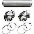 thumbnail image 2 of Builders Best 110050 Semi-Rigid Dryer Vent Kit with Close Elbow, Silver, 2 of 5