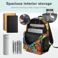 thumbnail image 4 of KUIFORTI Flower Dog 4Pcs Kids School Bag Set with Lunch Box Pencil Pouch Water Bottle Sleeve Lightweight Boys Girls Backpack for Elementary Primary Middle School Back to School Essentials Gifts, 4 of 7