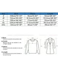 thumbnail image 3 of Chemises à Manches Longues Amples et Longues pour Femmes, Printemps Été, Manches Mi-Longues, Col en V, Col Roulé Simulé, Tunique en Coton à Manches Longues pour Femmes, T, Col Rond, Chemises à Manches Longues pour Femmes, Chemise, 3 of 5