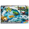 thumbnail image 2 of Hot Wheels DC Universe Aquaman Vs. Black Manta Wave Wipeout Playset, 2 of 5
