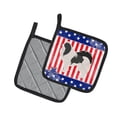 thumbnail image 2 of Carolines Treasures BB3337PTHD Patriotic Japanese Chin Pair of Pot Holders , 7.5HX7.5W, multicolor, 2 of 3