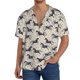 thumbnail image 1 of Balery Horse Camisa Casual de Manga Corta con Botones para Hombre, Texturizada, Estilo Cubano, para Playa, Verano-XX-Large, 1 of 5