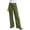 AO15_Army Green, variant on Womens Casual Wide Leg Pants Summer Beach Drawstring Palazzo Trousers Elastic Wasited Slacks with Pockets Gray S