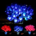 thumbnail image 2 of Artificial Flower Decorative Light up Simulation Fake Flower LED Rose, 2 of 7