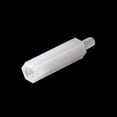 thumbnail image 4 of Unique Bargains M3 20+6mm F/M Nylon Hex Standoff Spacer Screws PCB Column White, 100Pcs, 4 of 5