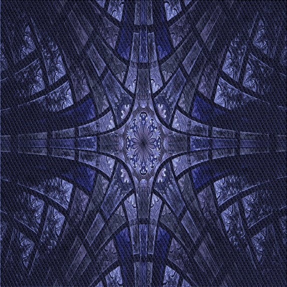 Ahgly Company Machine Washable Indoor Square Transitional Deep Periwinkle Purple Area Rugs, 5' Square