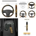 thumbnail image 3 of KUIFORTI Sunflower Pattern Car Seat Covers Full Set 15 Piece Car Seat Cover Steering Wheel Cover Seatbelt Covers Cup Coasters Car Trash Bag Car Storage Box Rear View Mirror Cover Keychain, 3 of 6