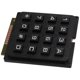 thumbnail image 1 of WEAVILUX 16 Teclas Negro Para Entornos Industriales Y Aplicaciones Microcontrolador, 1 of 5