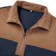 thumbnail image 5 of Ceisia Men Color Block Long Sleeve Zipper Casual Daily Outdoor Versatile Gift Fashion Athletic Top, 5 of 8