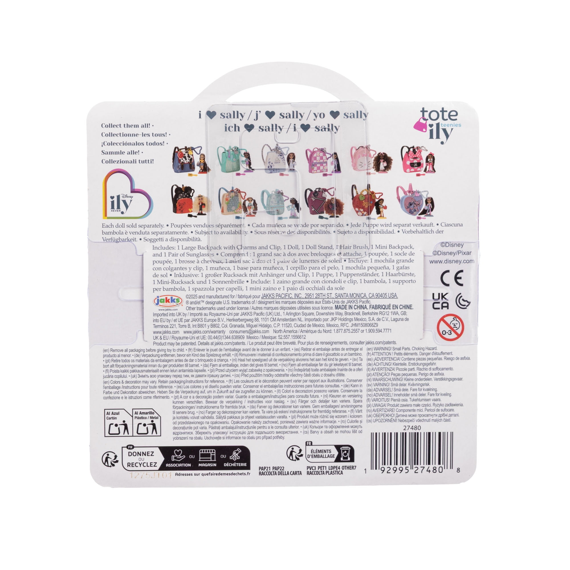 Mini poupées et sacs ily 4EVER Tote-ily Teenies de Disney - Inspirée par Sally