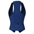 thumbnail image 4 of MixMatchy Women's Economy Dressy 3 Button Versatile Racerback Tuxedo Suit Vest Waistcoat, 4 of 5