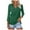 Dark Green, variant on Boho Tops For Women Autumn Winter Solid Color V Neck Long Sleeve Dressy Casual Tunic Shirts For Women T-shirts Holiday Wear,Black,S