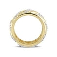 thumbnail image 4 of Everly Men's Sapphire and 18k Yellow Gold Plated Ring, 4 of 6