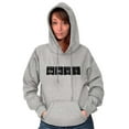 thumbnail image 3 of Genius Periodic Table Science Nerd Unisex Plus Fleece Graphic Hoodie Brisco Brands 5X, 3 of 5
