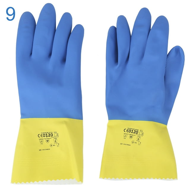 Guantes resistentes a Los Químicos ANGGREK Guantes resistentes a Químicos Látex 8 9 10