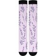thumbnail image 7 of GZHJMY Lavender Compression Socks, Women Men Long Stocking (20-30mmHg), Travel Knee High Stockings for Athletic Sports,Running,Cycling,Nursing, 7 of 7